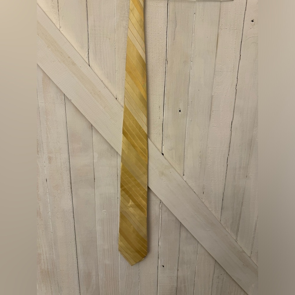 Perry Ellis Portfolio - Gold / Striped - Neck Tie